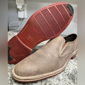 Cole Haan Shoes Mens 8 M Loafers Brown Suede Casual Almond Toe C10441